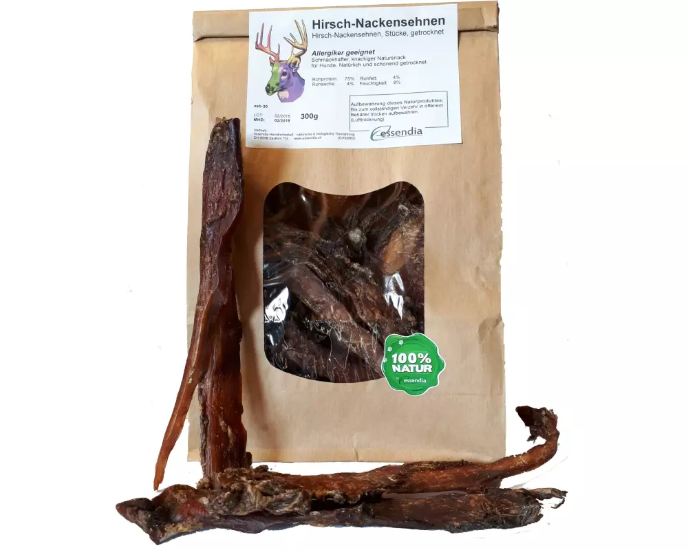 essendia Kausnack Hirschnackensehnen, 300 g