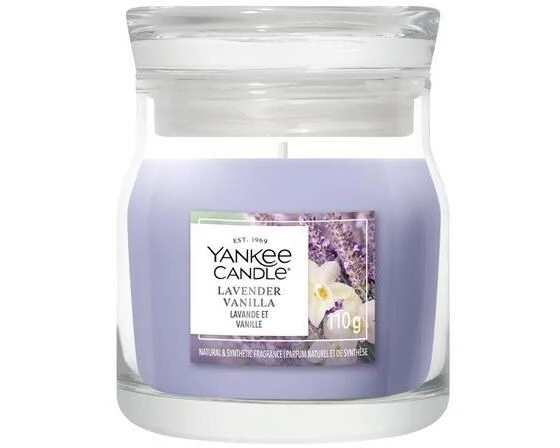 Yankee Candle Signature Duftkerze Lavender Vanilla Signature Small Jar