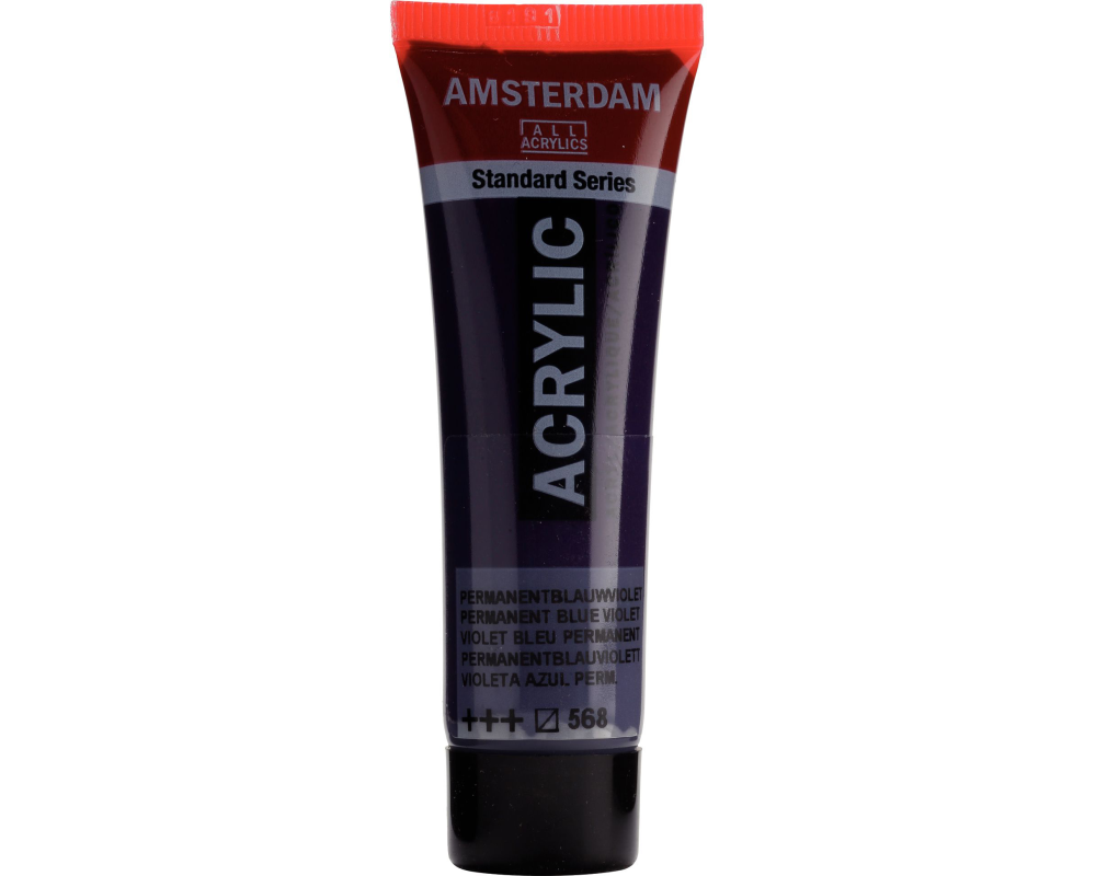 AMSTERDAM Acrylfarbe 20ml 17045680 Permanentblauviolett 568