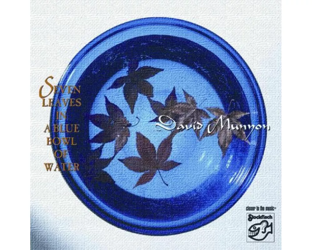 Seven Leaves In A Blue Bowl Of Water