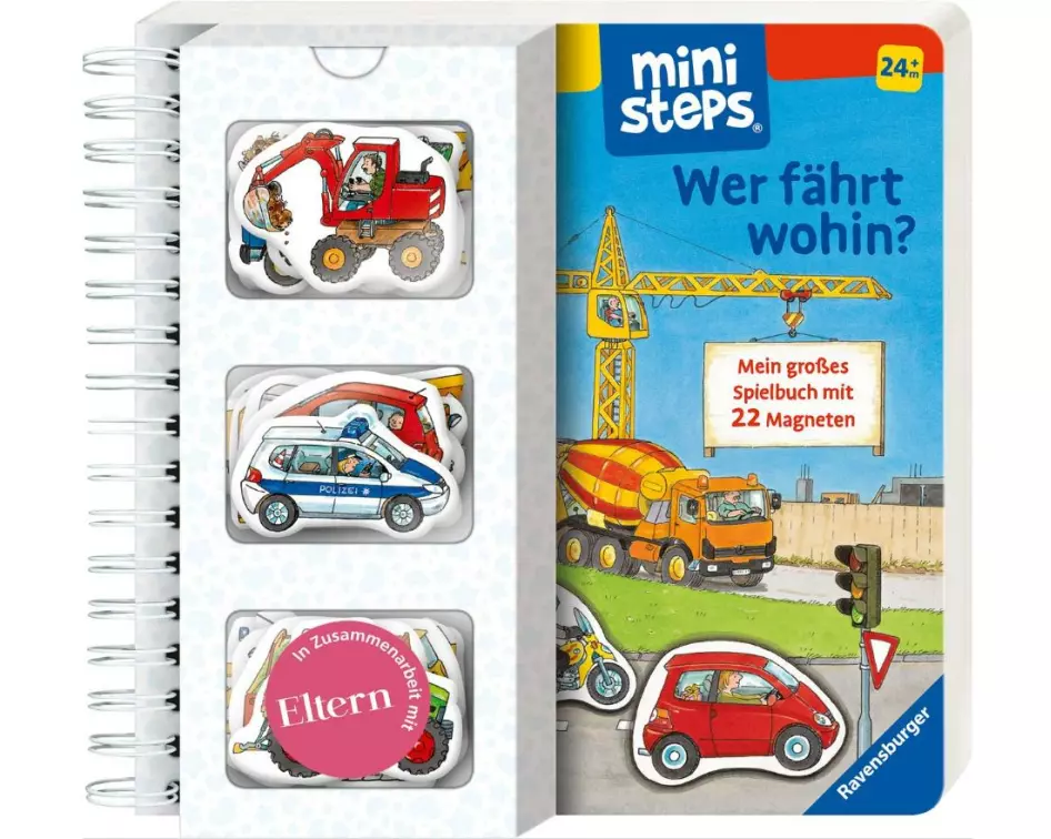 Ravensburger Bilderbuch ministeps: Wer fährt wohin?