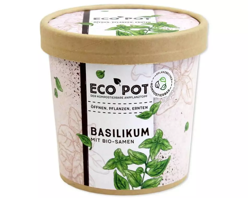 Feel Green EcoPot Basilikum BIO