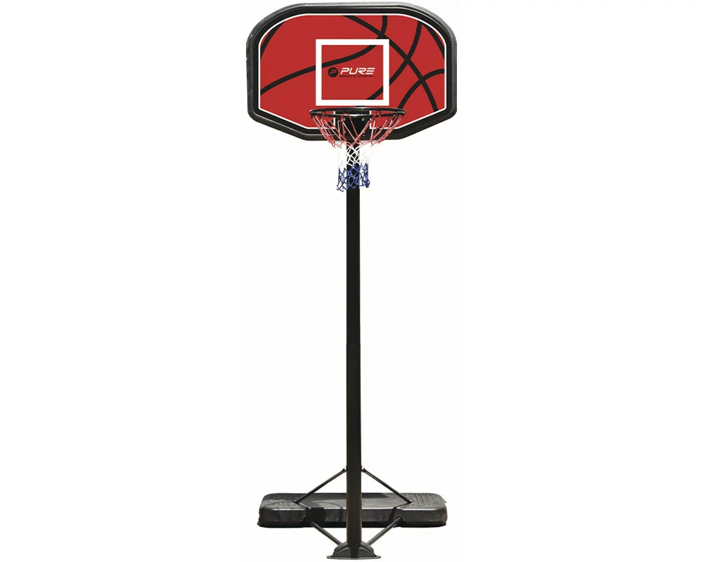 Pure2improve tragbarer Basketballständer 1.90 - 3.40m