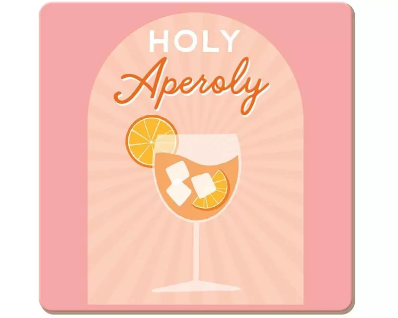 Grafik Werkstatt Korkuntersetzer Holy Aperoly