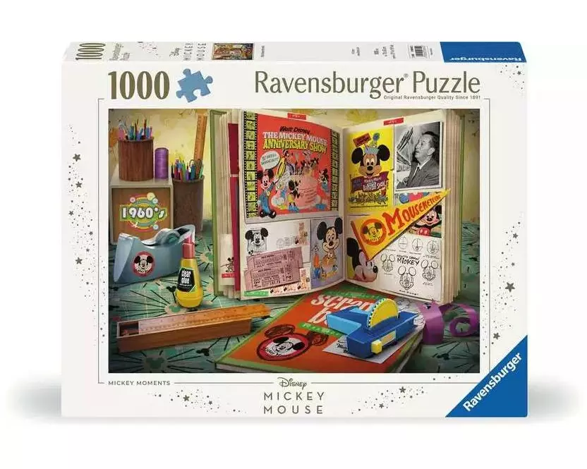 Ravensburger Puzzle 1960 Mickey Moments