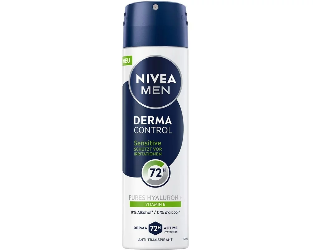 NIVEA MEN Deo Spray Men Derma Control Sensitive 150 ml