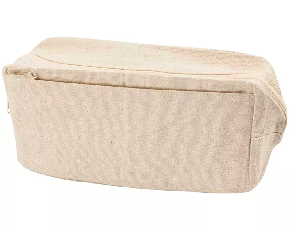 Creativ Company Baumwoll-Schreibetui 10 x7 x 23 cm, Hellnatur