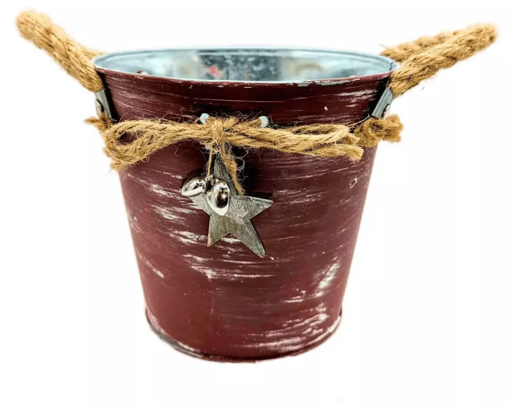 CHALET Weihnachtsdeko 16 x 15 x 12 cm , Rot