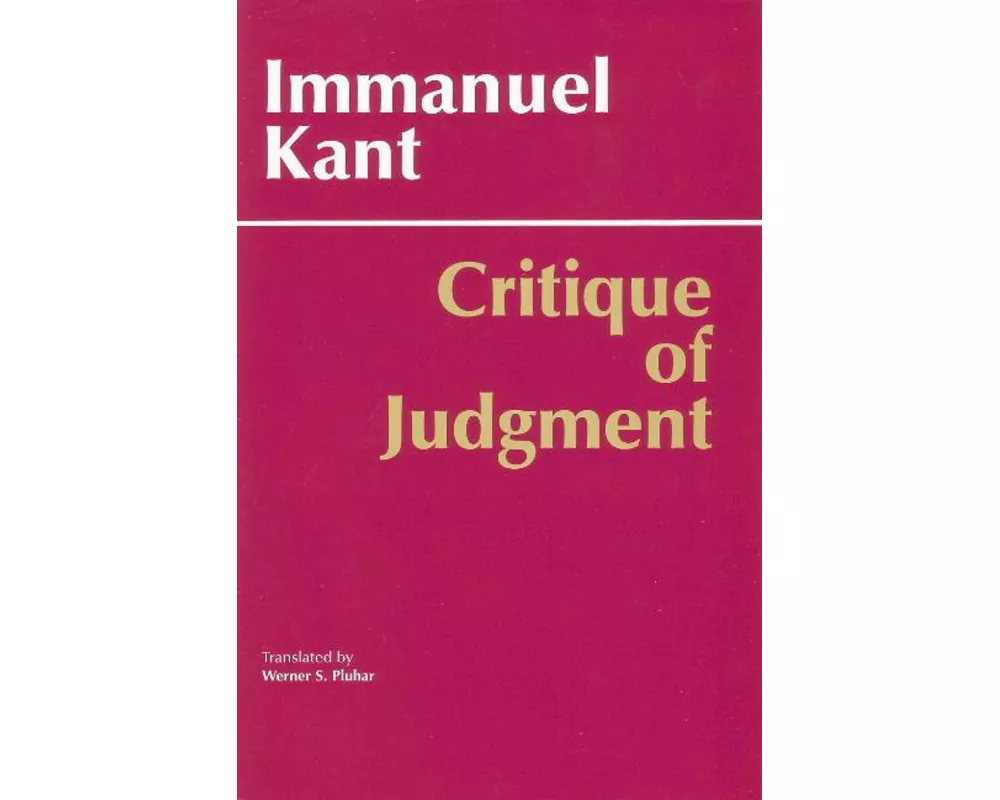 Critique of Judgment