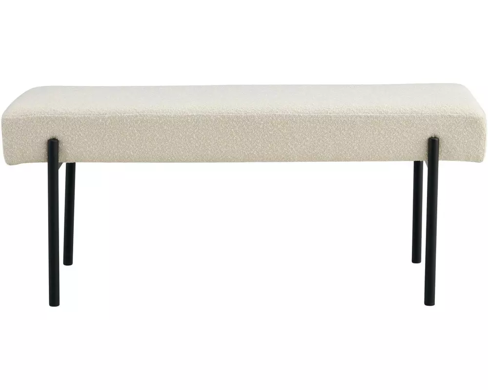 House Nordic Sitzbank Swindon 100 x 42.5 cm, Weiss