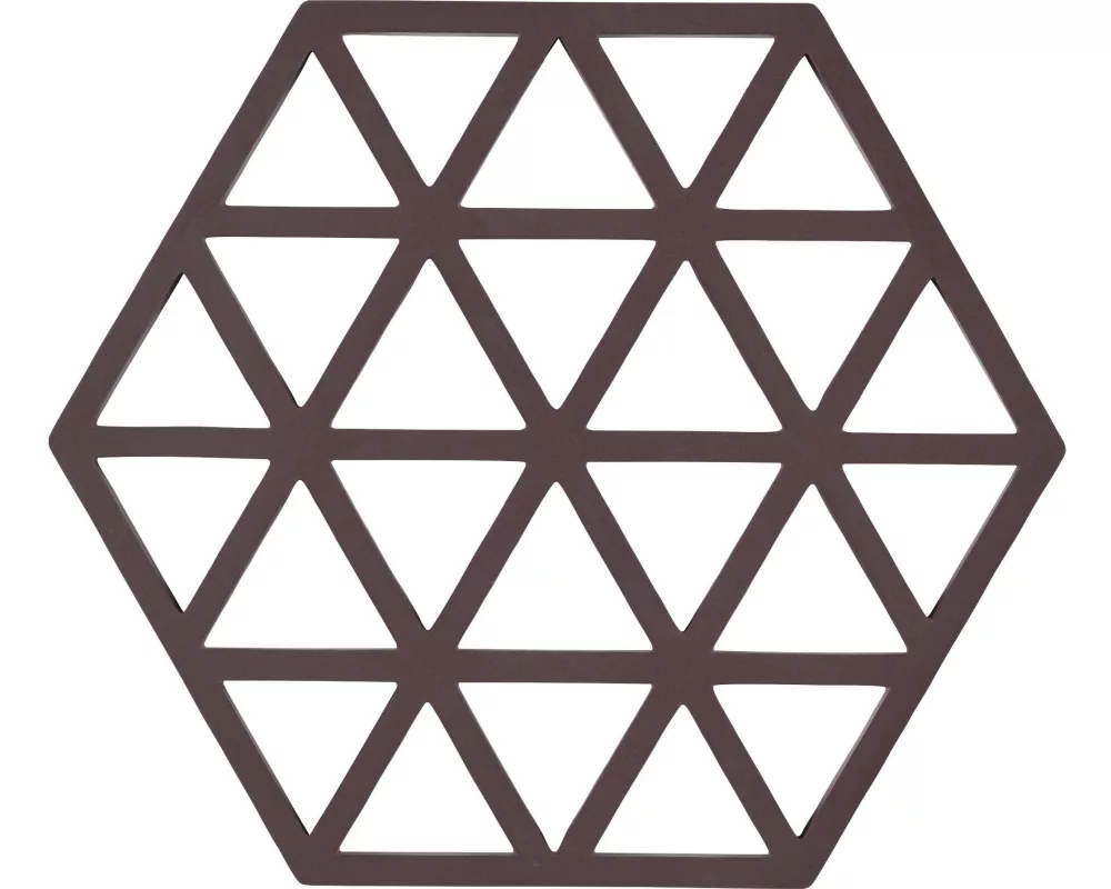 Zone Denmark Topfuntersetzer Triangle Dunkelbraun