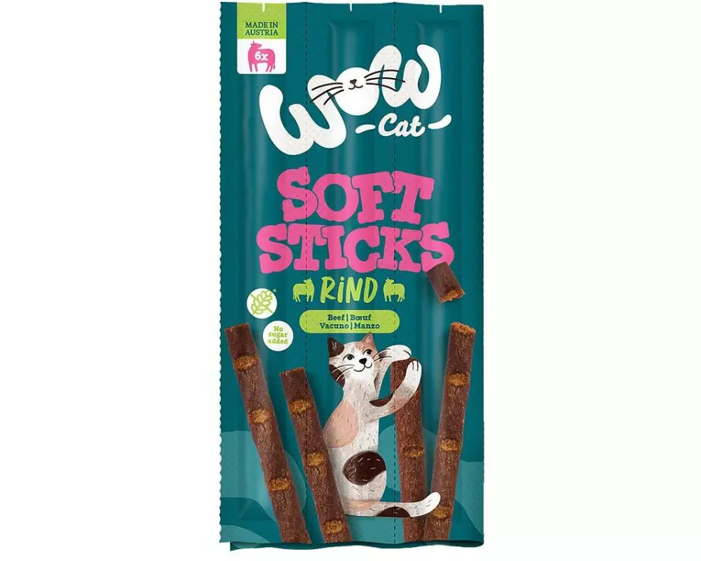 WOW Soft Sticks Rind 6 x 5g