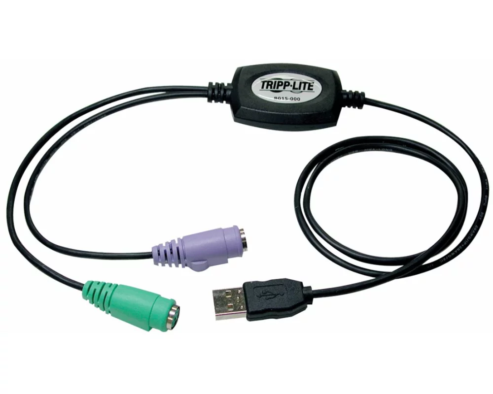 EATON TRIPPLITE USB, to PS/2, Adapter, for Keyboard, and, Mouse