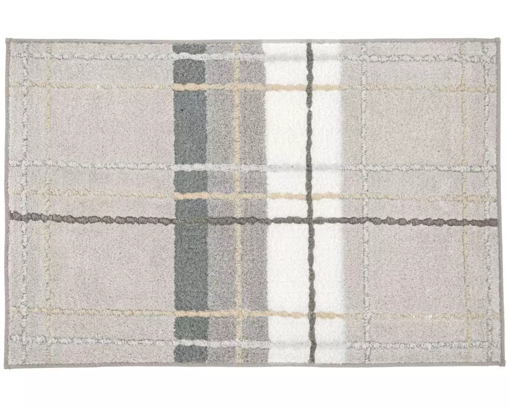 Kleine Wolke Badteppich Kara 60 x 90 cm, Auster/Weiss