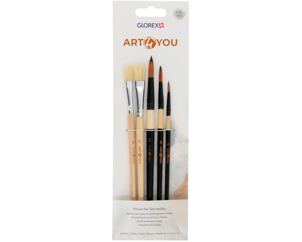 Glorex Glorex Pinsel-Set 5-teilig 5 Stück