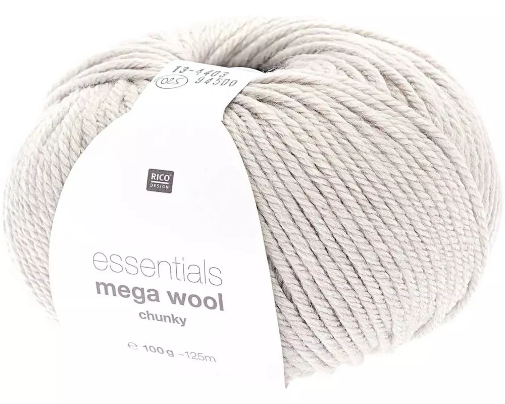 Rico Design Wolle Essentials Mega Wool chunky 100 g, Aqua
