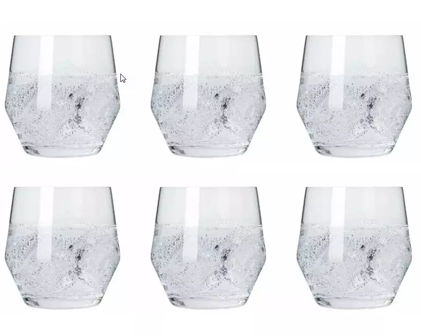 Leonardo Whiskyglas Puccini 310 ml, 6 Stück, Transparent