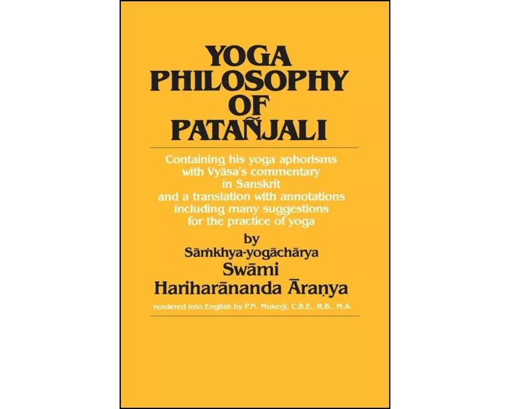Yoga Philosophy of Patañjali