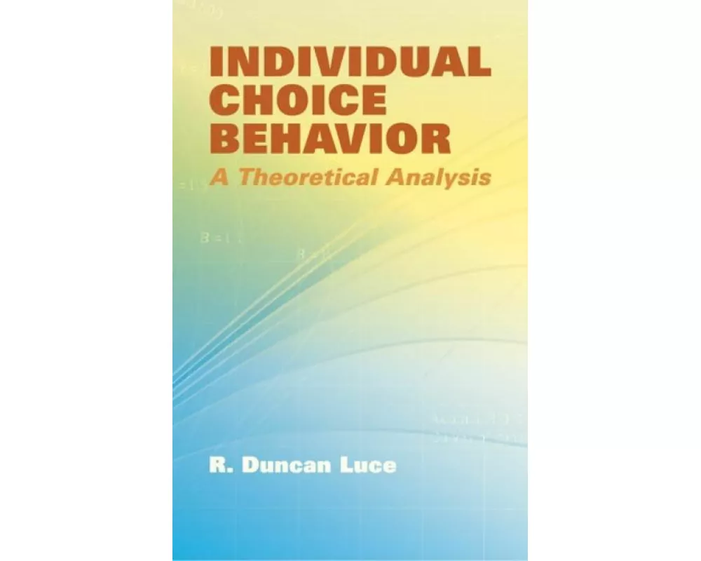 Individual Choice Behavior