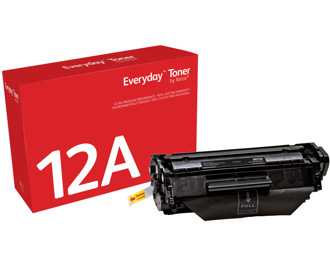 Everyday™ Schwarz Tonermodul von Xerox kompatibel mit HP 12A (Q2612A), Standardkapazität