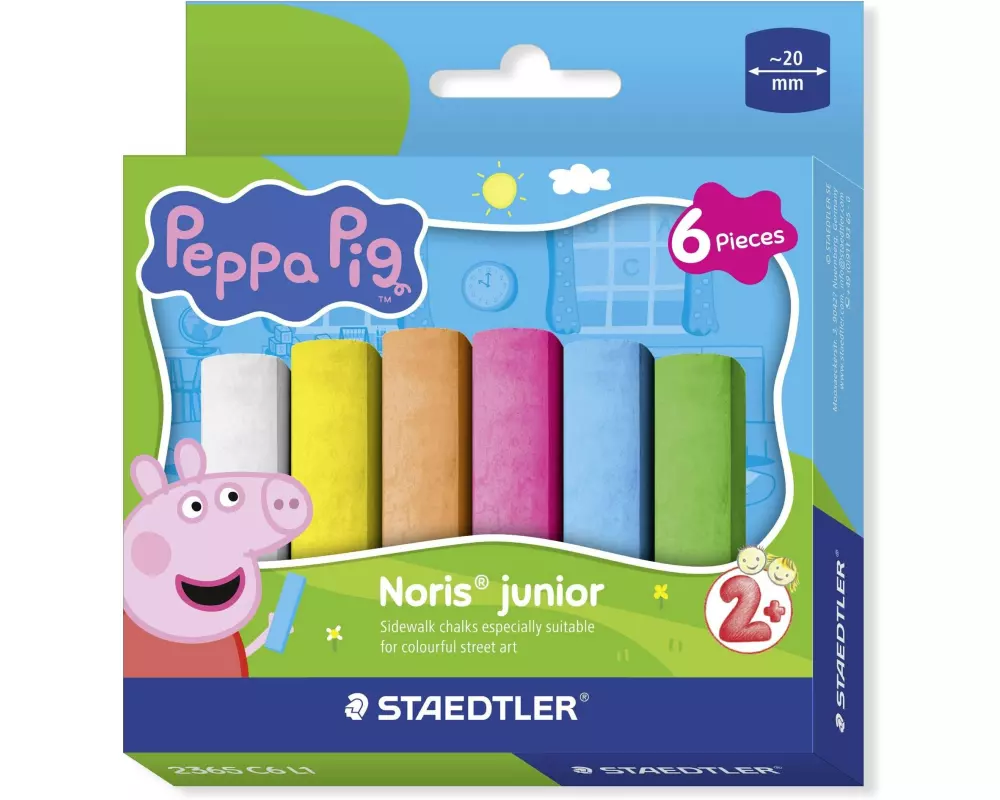 Staedtler Strassenmalkreide Peppa Pig 6er Karton