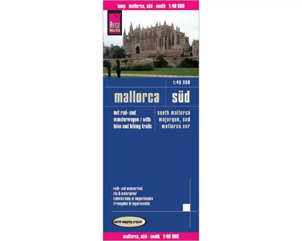 Reise Know-How Rad- und Wanderkarte Mallorca, Süd 1 : 40.000