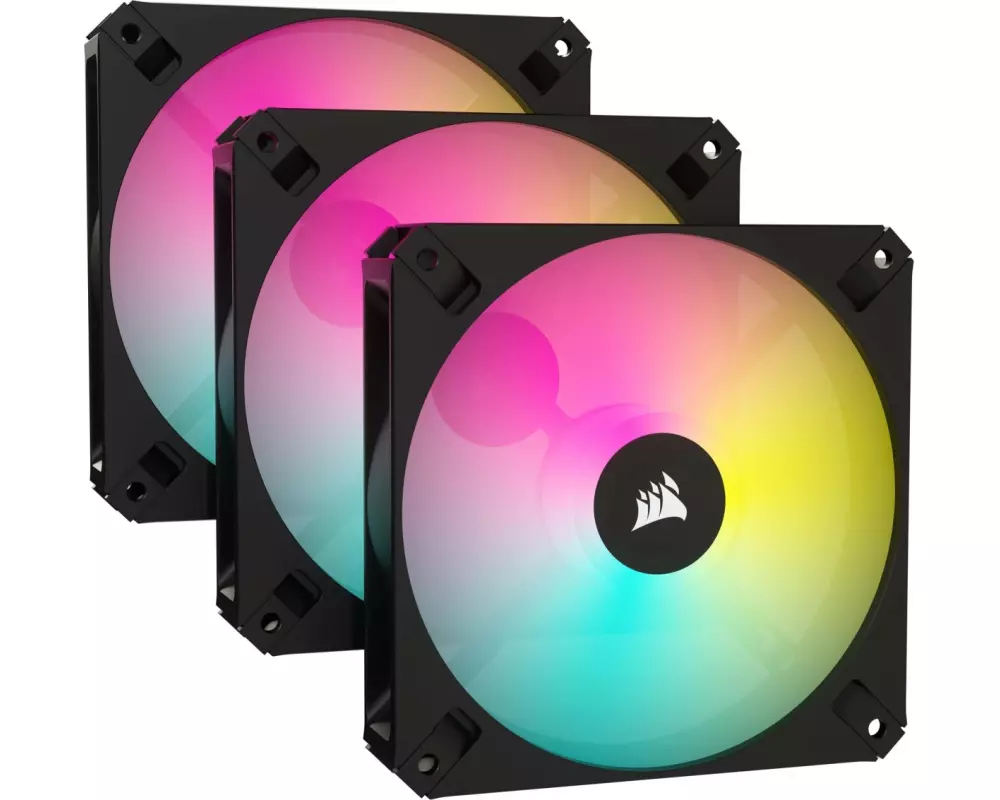 Corsair PC-Lüfter iCUE AR120 RGB Schwarz 3er Set