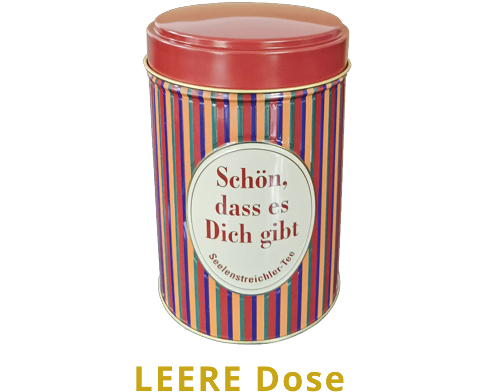 ROOST Teedose 1901 leer, Schön, dass es Dich