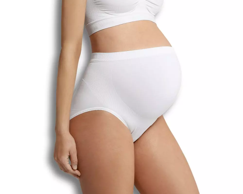 Carriwell Schwangerschafts-Slip Panty Weiss Gr. L