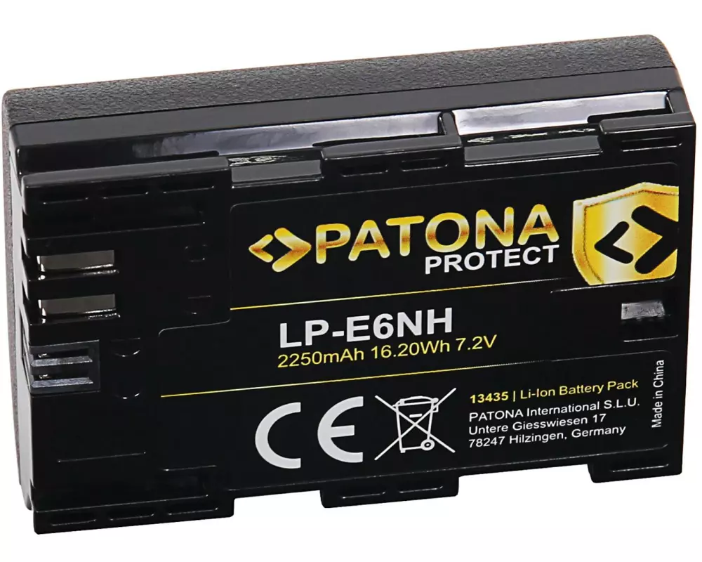 Patona PROTECT Akku für Canon EOS R5, EOS R6, R6II und R7