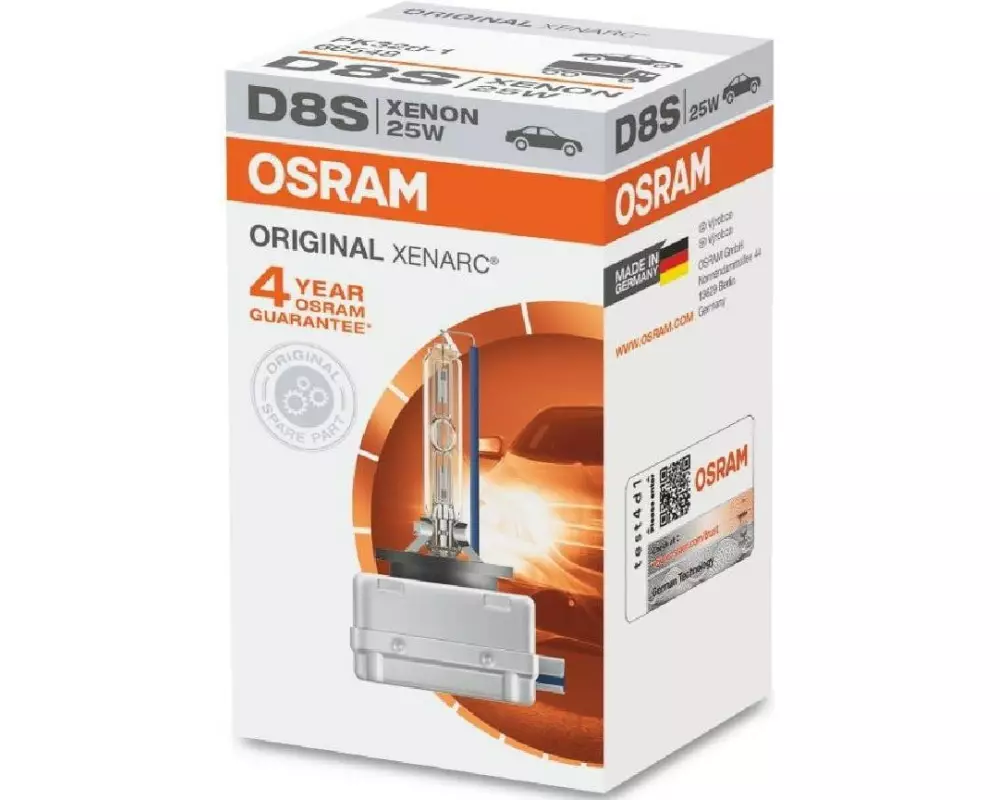 OSRAM Glühlampen D8S XENARC 25W PK32d-1 4500K PKW