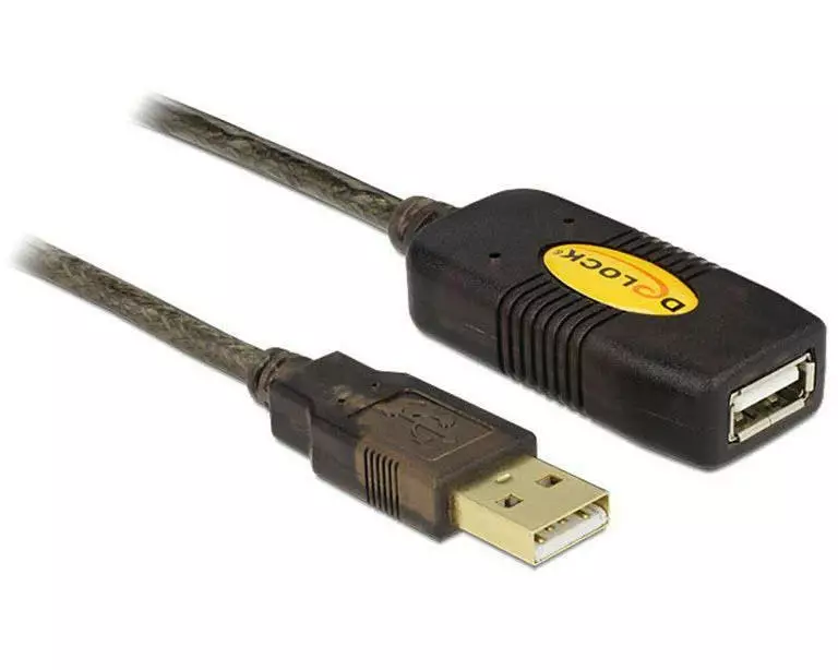 Delock USB 2.0-Verlängerungskabel USB-A - USB-A 5 m