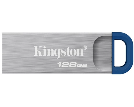 Kingston Technology DataTraveler Kyson USB-Stick 128 GB USB Typ-A 3.2 Gen 1 (3.1 Gen 1) Edelstahl