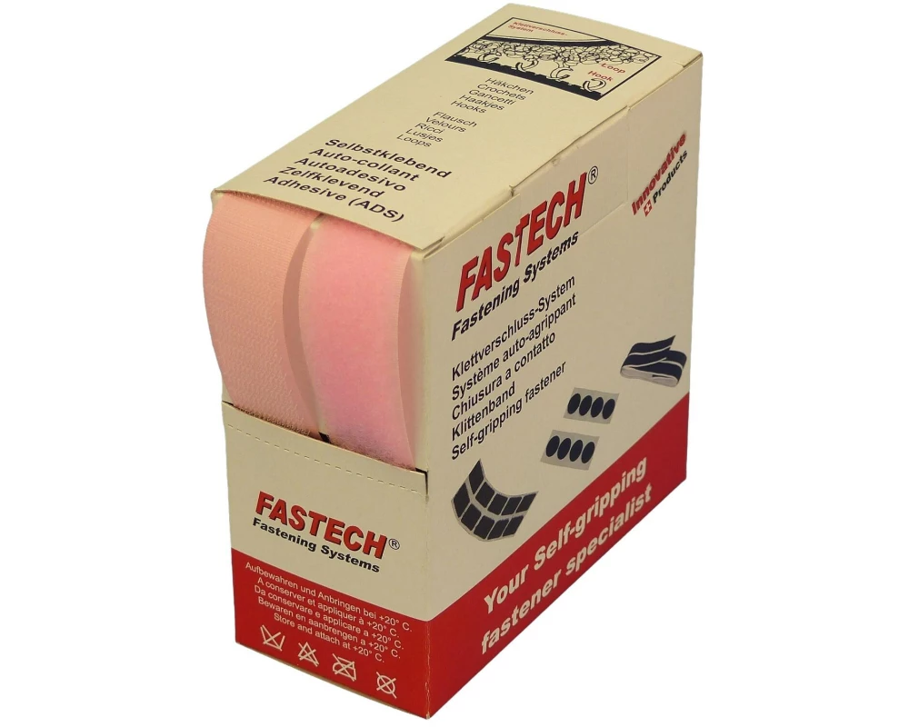 FASTECH Klettband-Box Pink