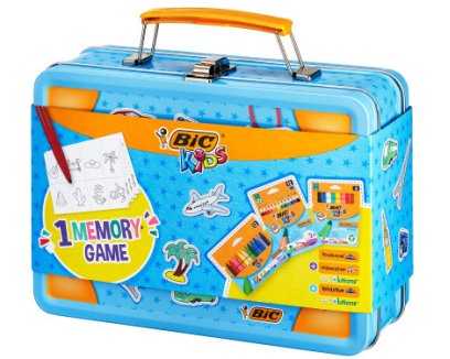 BIC Memory Game Kids 978221 Metal Box