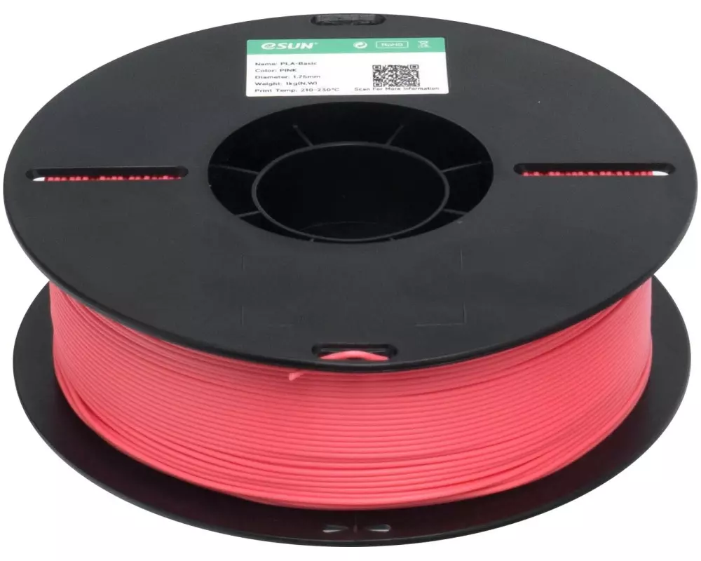 eSun Filament PLA-Basic, Pink 1.75 mm 1 kg