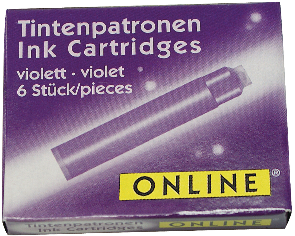 ONLINE Tintenpatronen Standard 17227/12 Violett 6 Stück