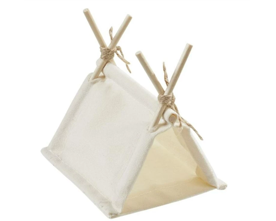 HobbyFun Mini-Figur Zelt, Beige