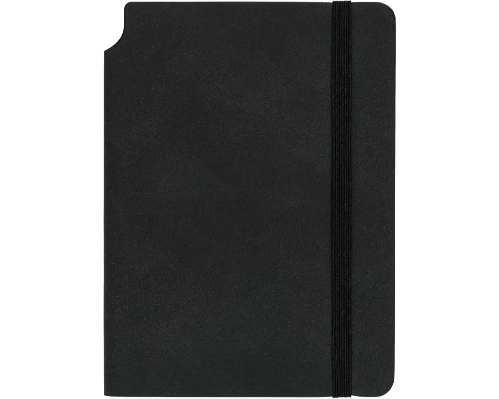 Kolma Notizbuch Smooth A6, Blanko, schwarz