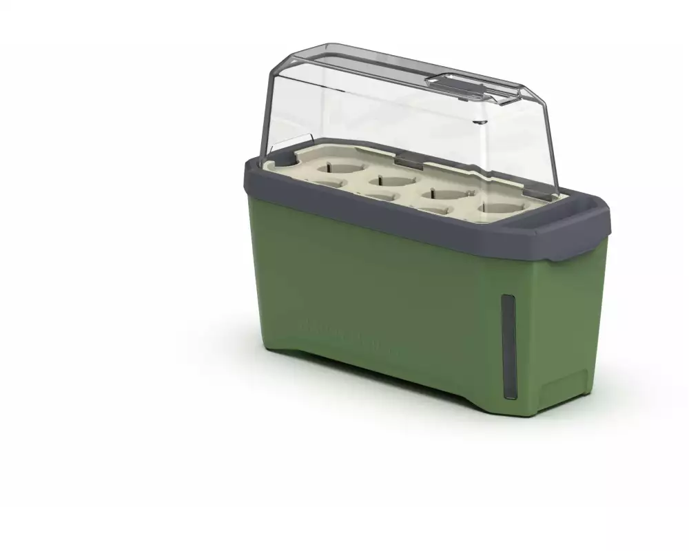 Gusta Garden Kräutertopf HARRY HERBS mit Haube, Dunkelgrün