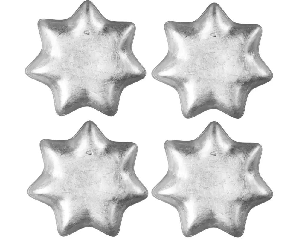 Leonardo Schale Stella 23 cm, 4 Stück, Silber