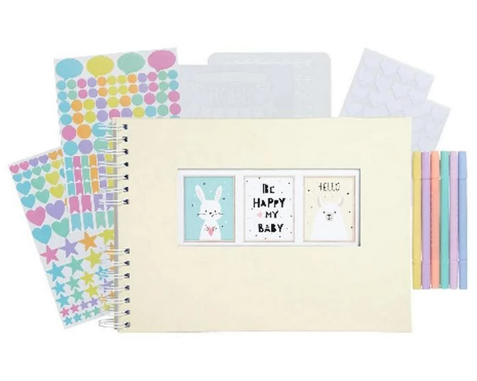 Exacompta Scrap-Addict Set, Gelb