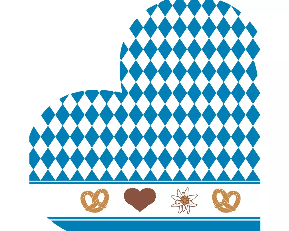 Paper + Design Papierservietten Oktoberfest 33 cm x 33 cm, 12 Stück