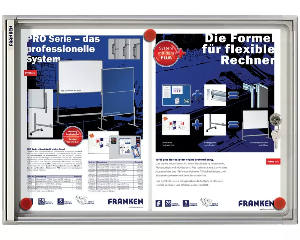 Franken Schaukasten X-tra!Line 2 x A4