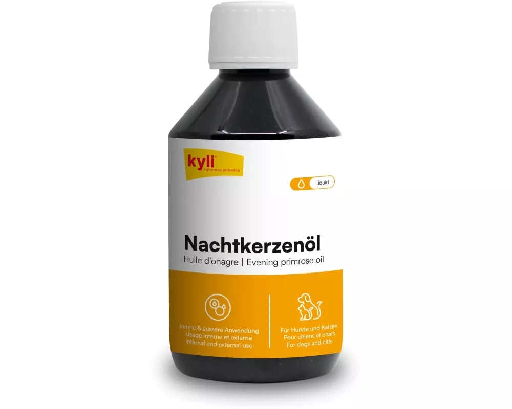 kyli Hunde-Nahrungsergänzung Nachtkerzenöl, 250 ml