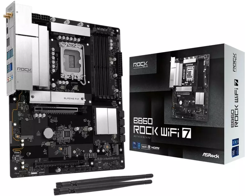 ASRock Mainboard B860 Rock WiFi 7