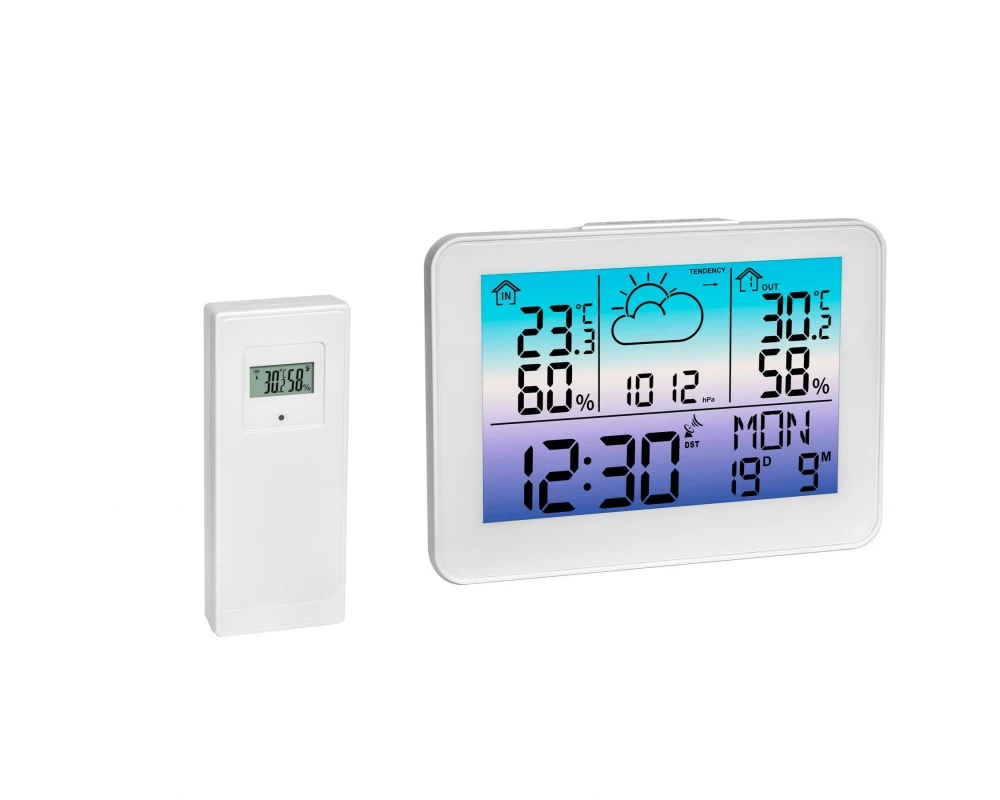 TFA Dostmann Wetterstation Sky Weiss