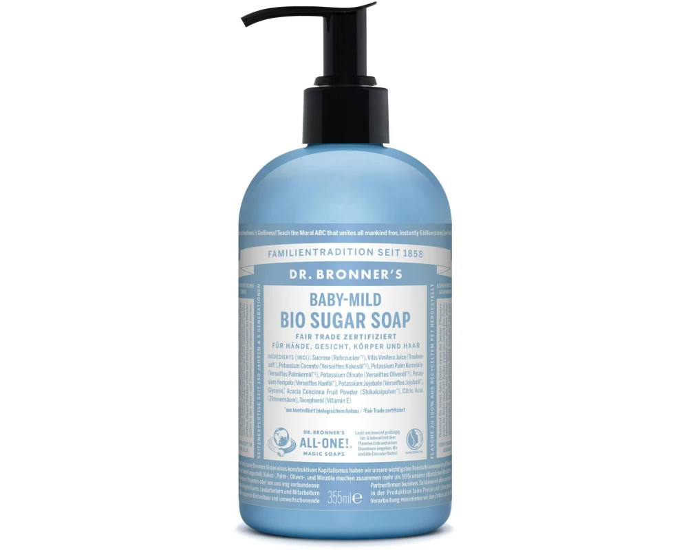 Dr.Bronner's Sugarsoap Baby Mild 355 ml