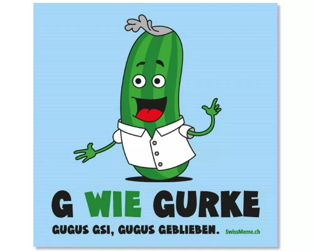 Swissmeme Mini Büchlein G wie Gurke