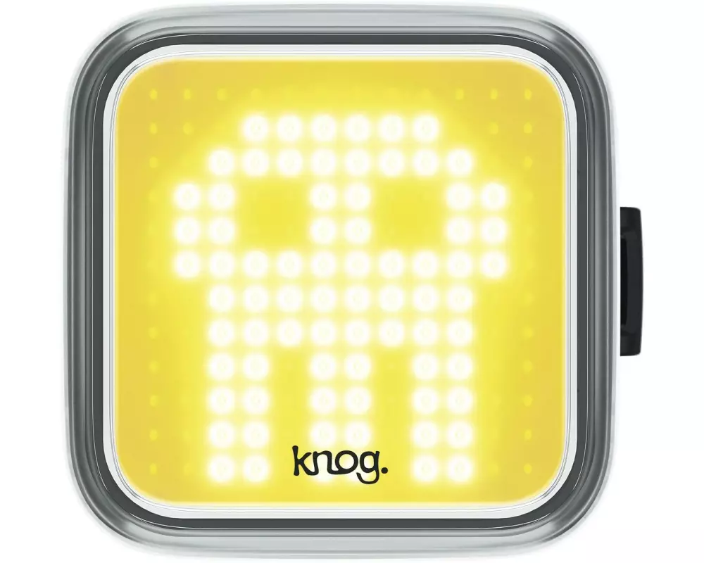 knog. Velolampe Blinder Skull Vorne, Schwarz